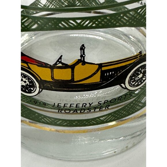 VTG Libbey Classic Car Whiskey Glasses Set of 3 12oz Willys Oveland Tumblers MCM - Picture 8 of 11